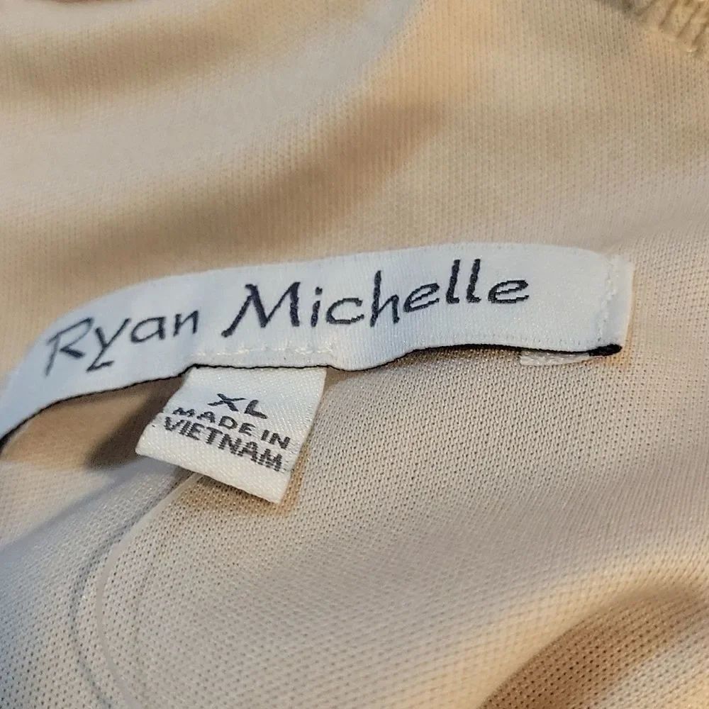 BRAND NEW RYAN MICHELLE LACE SLEEVELESS ROUNDNECK LINE DRESS - Picture 15 of 16